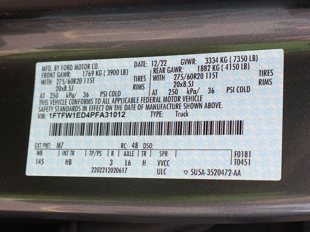 Used 2023 Gray Ford Lariat image 53
