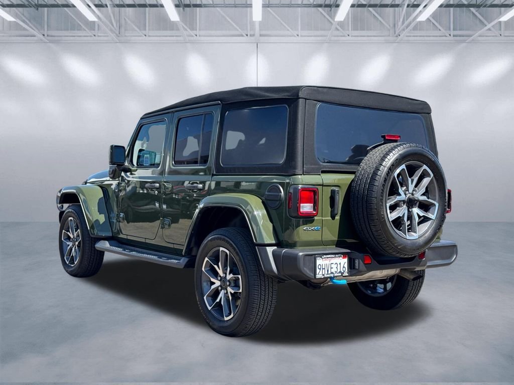 Used 2024 Green Clearcoat Jeep Sport S 4xe image 4