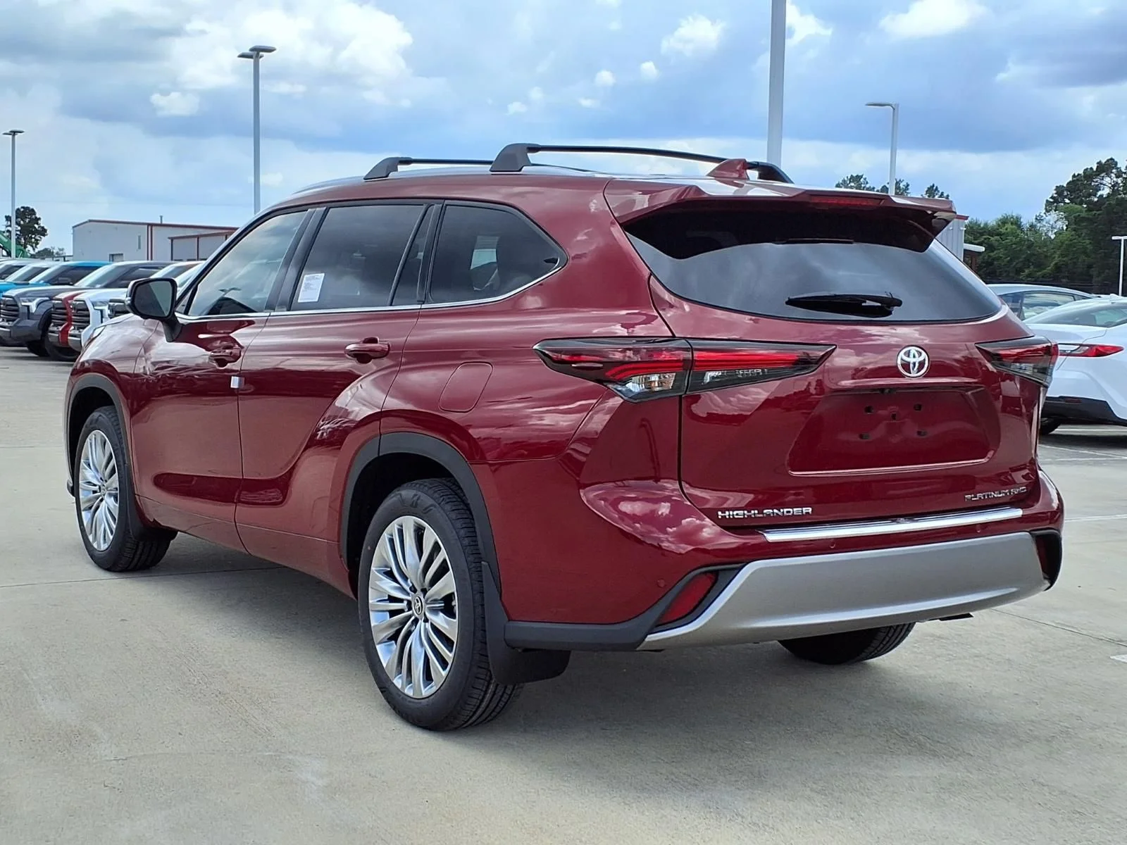New 2026 Red Toyota Platinum image 2