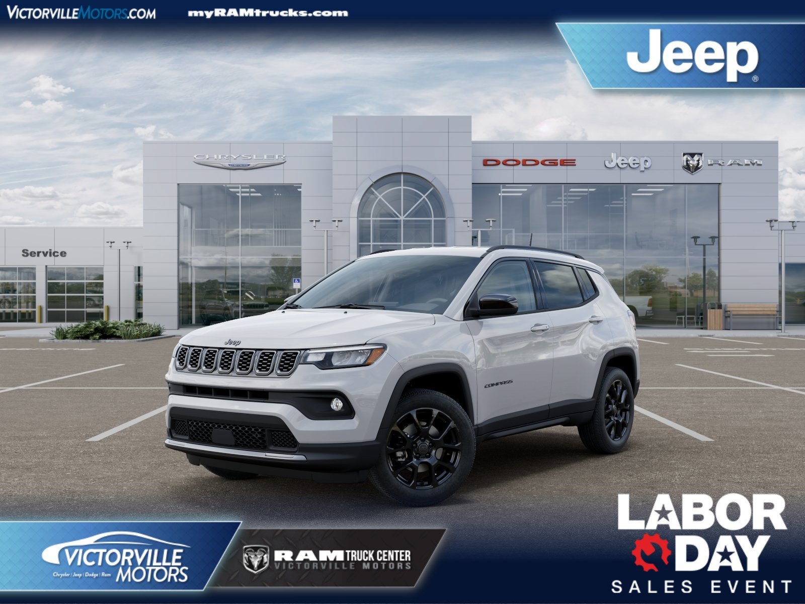 New 2026 Bright White Clearcoat Jeep Latitude image 1