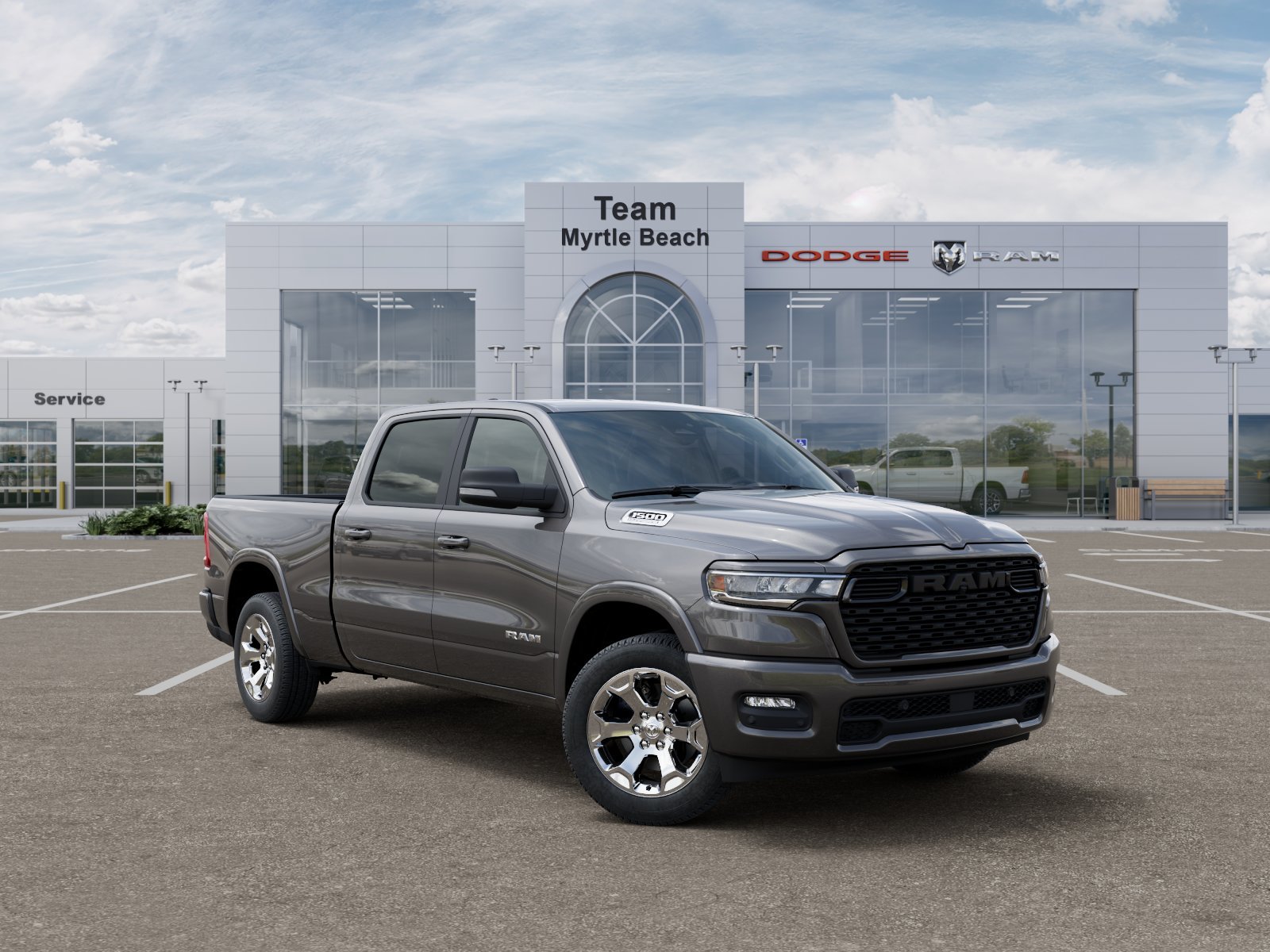 New 2026 Granite Crystal Metallic Clear-Coat Exterior Paint RAM Big Horn/Lone Star image 27