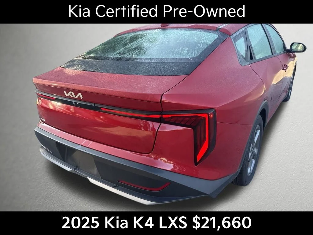 Certified Used 2025 Red Kia LXS image 4