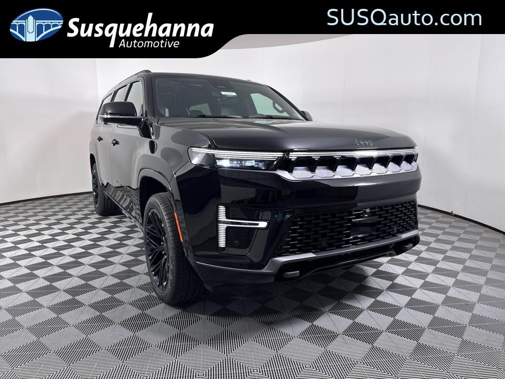 High Gloss Black Exterior Paint 2026 Jeep Grand Wagoneer L SUV / Crossover Four-Wheel Drive 8-Speed Automatic