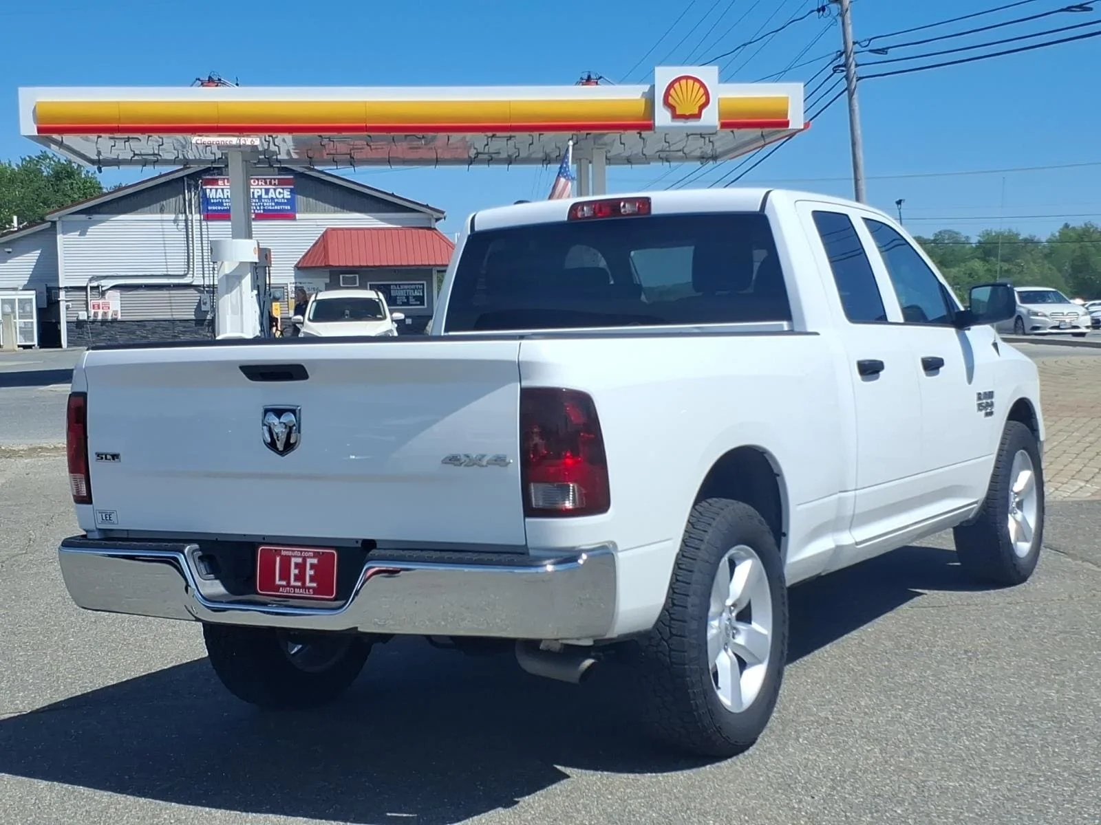 Used 2024 Bright White Clearcoat Ram SLT image 5