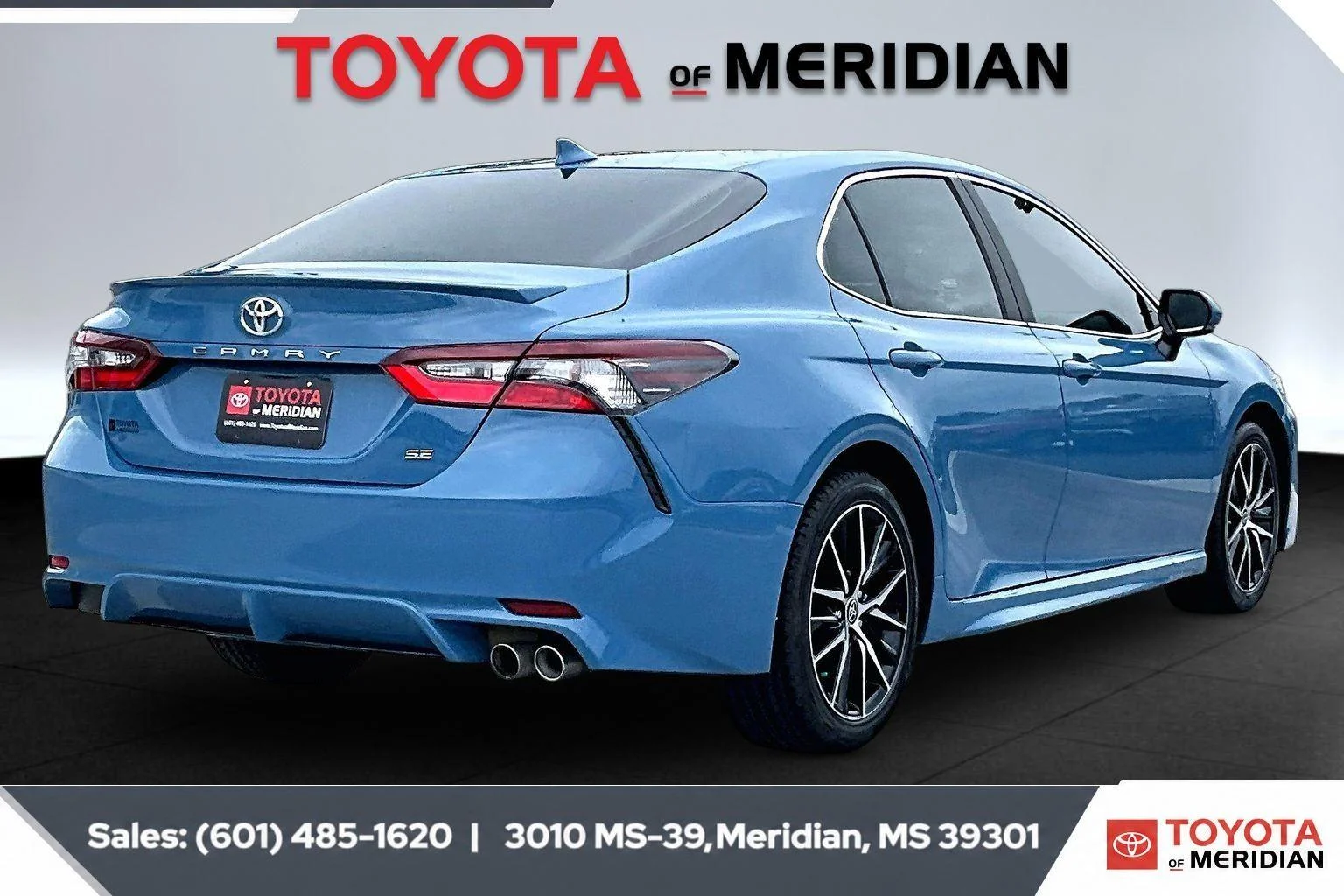 Used 2024 Cavalry Blue Toyota SE image 11