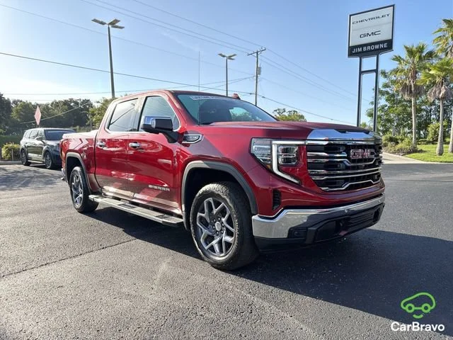 Certified Used 2024 Volcanic Red Tintcoat GMC SLT image 2