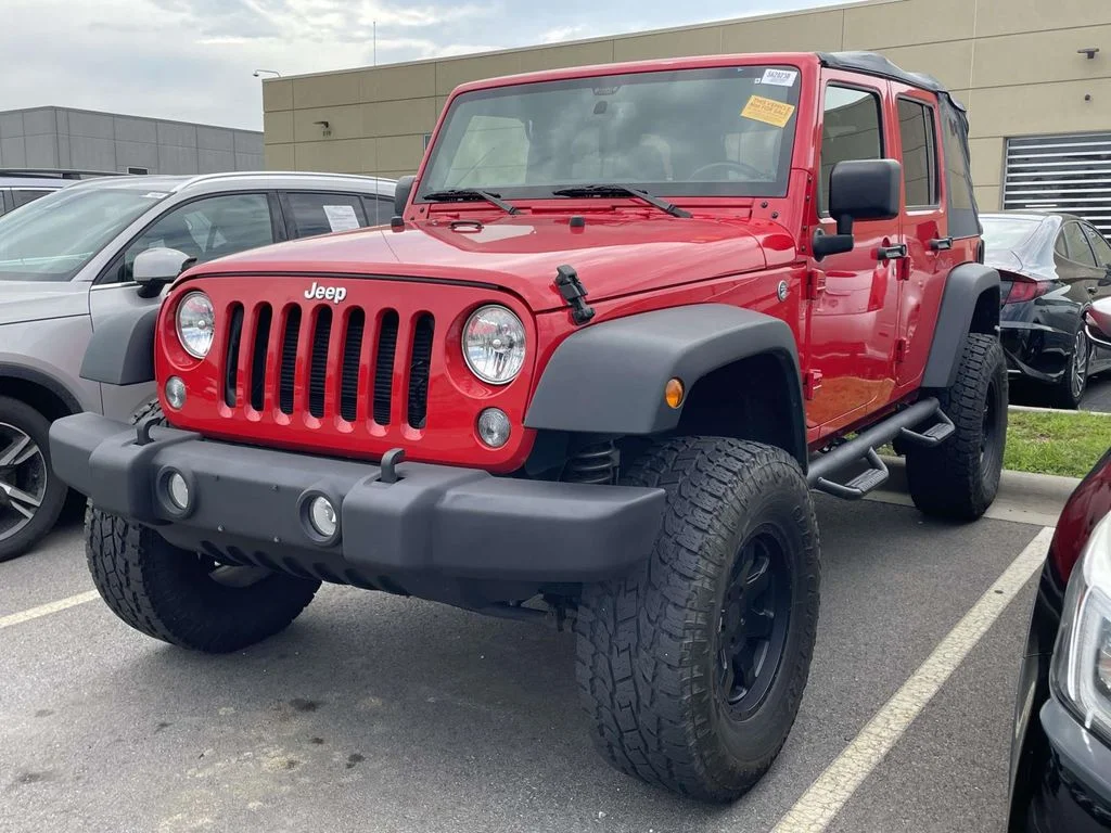 Used 2018 Firecracker Red Clearcoat Jeep Sport S image 2