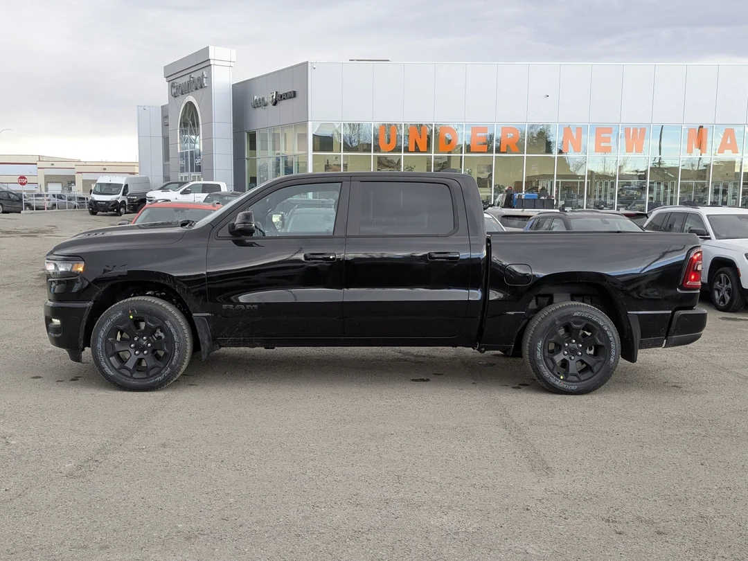 New 2026 Black RAM Sport - - Panoramic Sunroof - Sport Performance Hood - Hurricane Turbo - 3.92 Axle & More! image 5