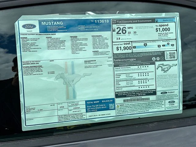 New 2026 Gray Metallic Ford EcoBoost image 16
