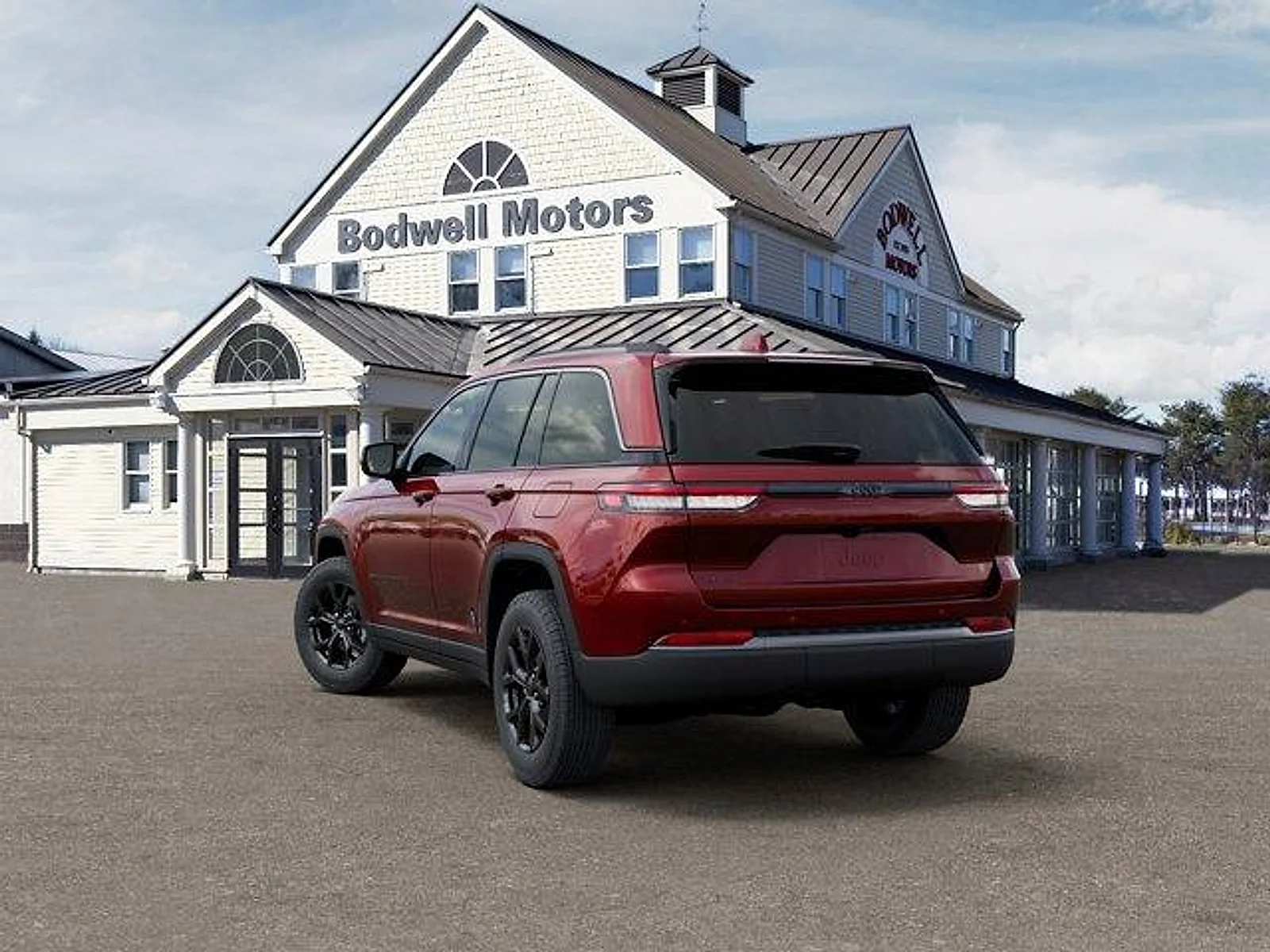 New 2026 Velvet Red Pearl-Coat Exterior Paint Jeep Altitude 4x4 image 3