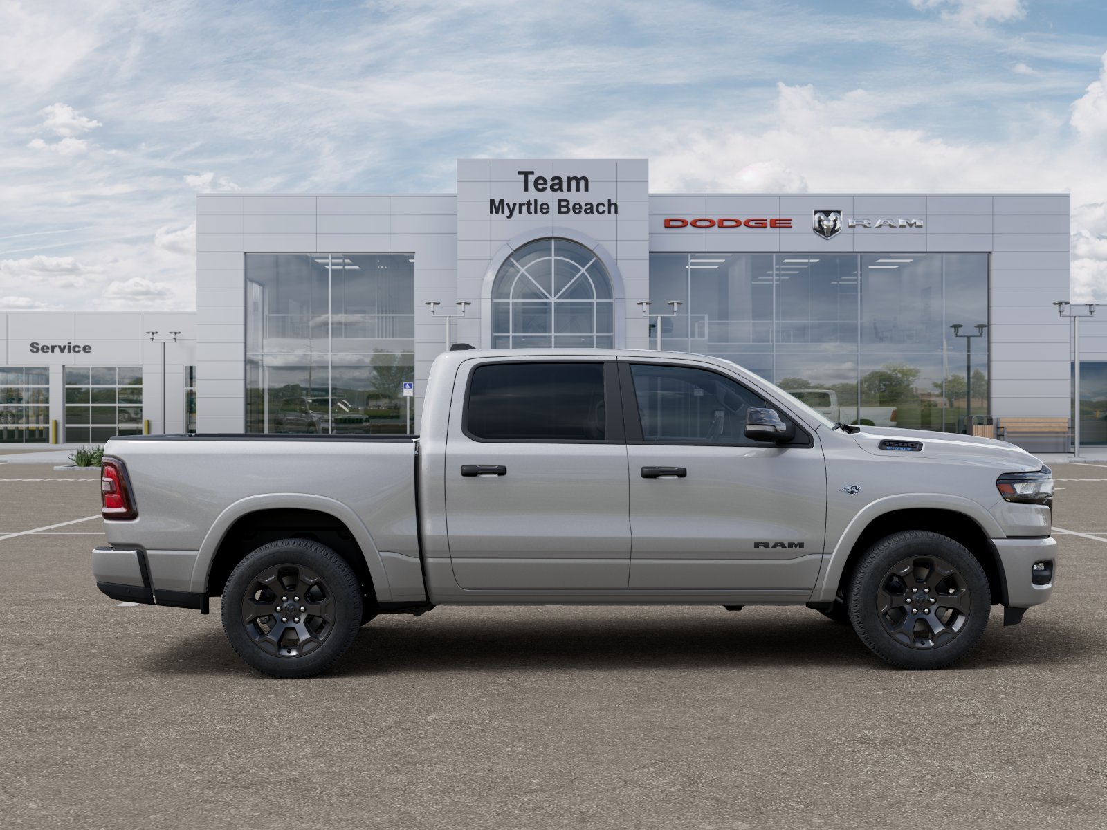 New 2026 Silver Zynith Exterior Paint RAM Big Horn/Lone Star image 47