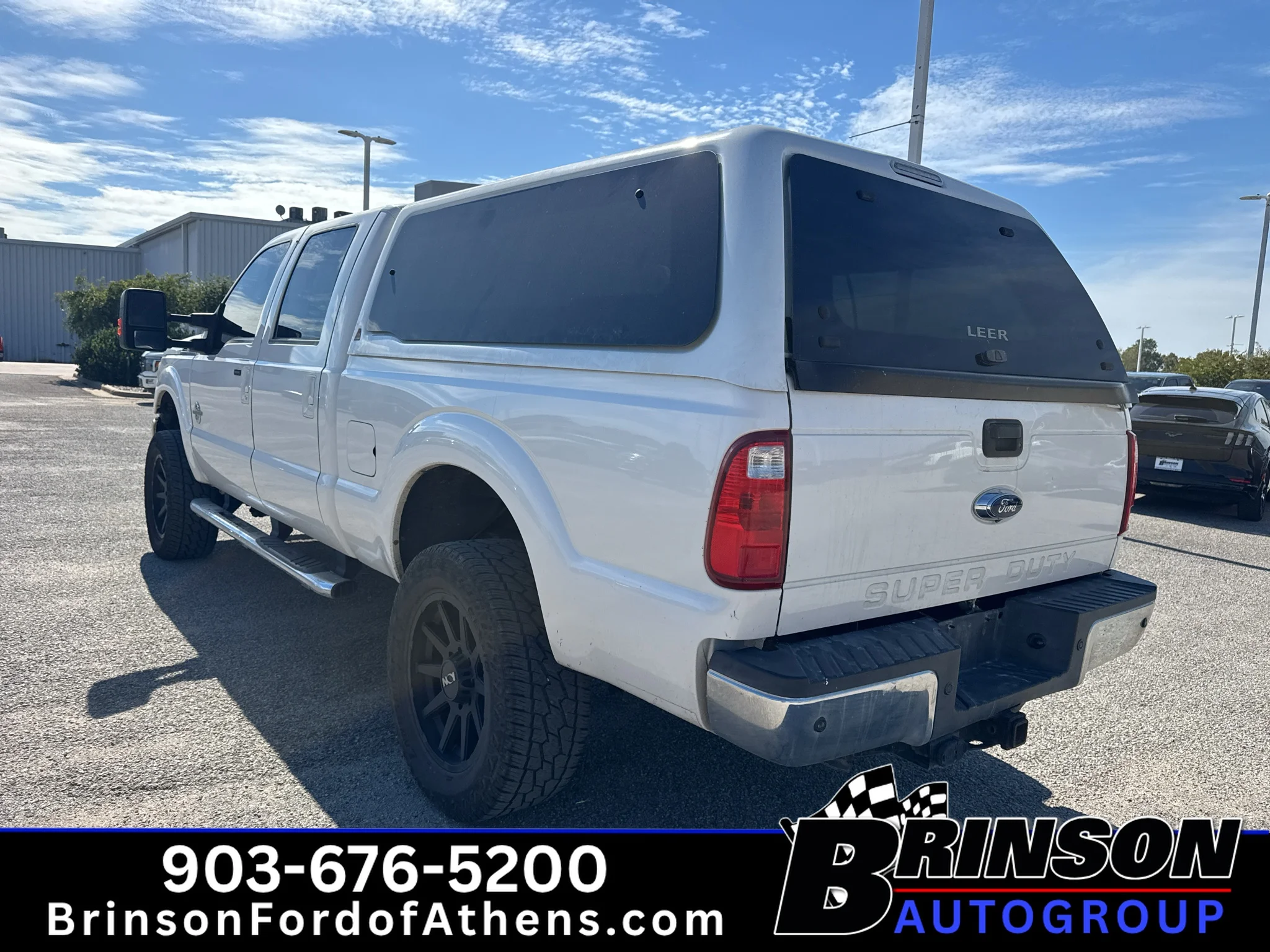 Used 2014 White Platinum Tri-Coat Metallic Ford Lariat image 7