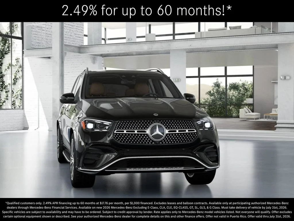 New 2026 Obsidian Black Metallic Mercedes-Benz GLE 580 image 50