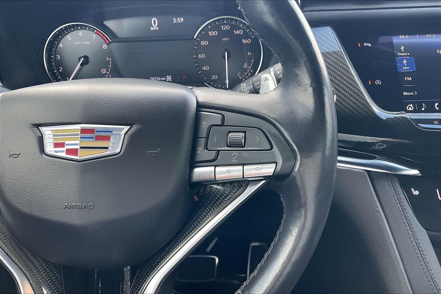 Used 2020 Satin Steel Metallic Cadillac AWD Sport image 23