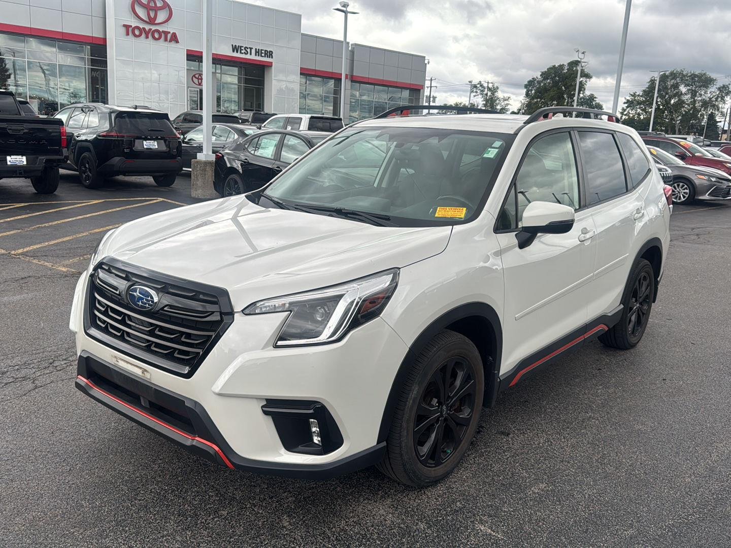 Used 2023 Crystal White Pearl Subaru Sport image 3