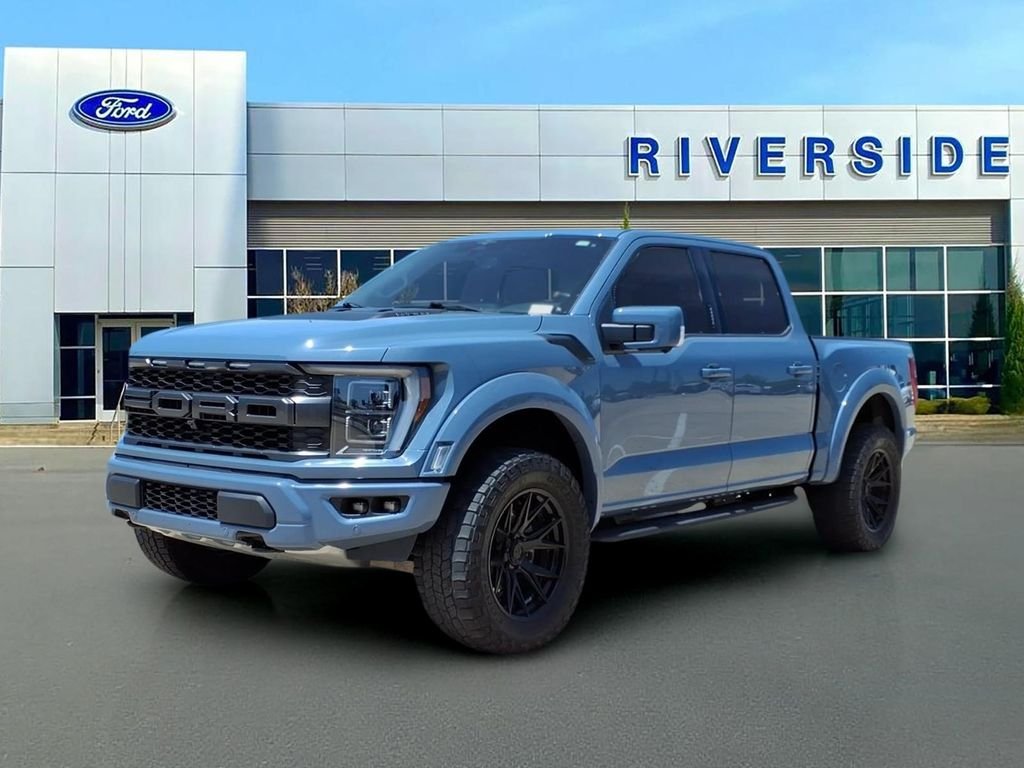 Used 2023 Azure Gray Metallic Ford Raptor image 3