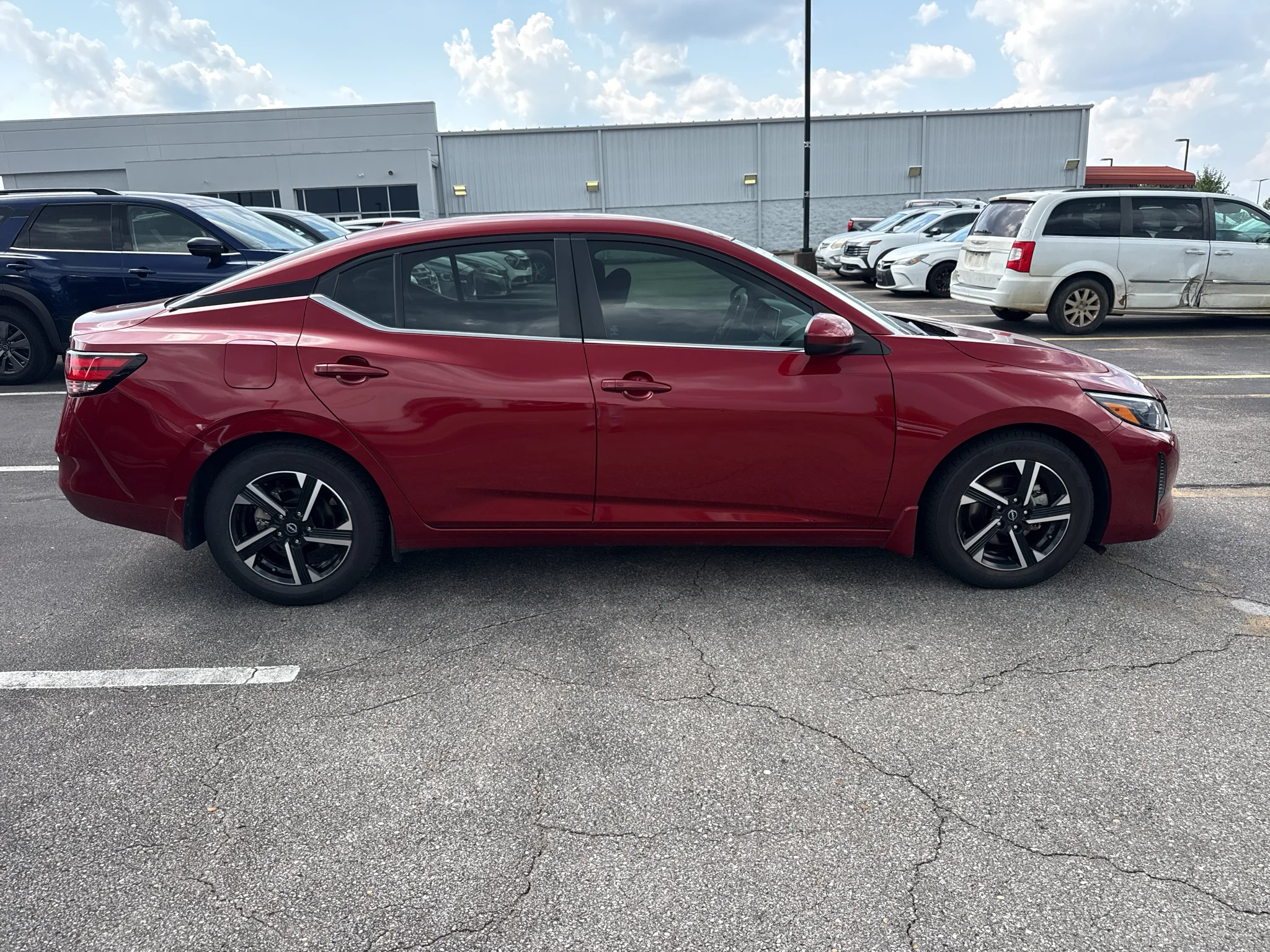 Used 2024 Scarlet Ember Tintcoat Nissan SV image 4