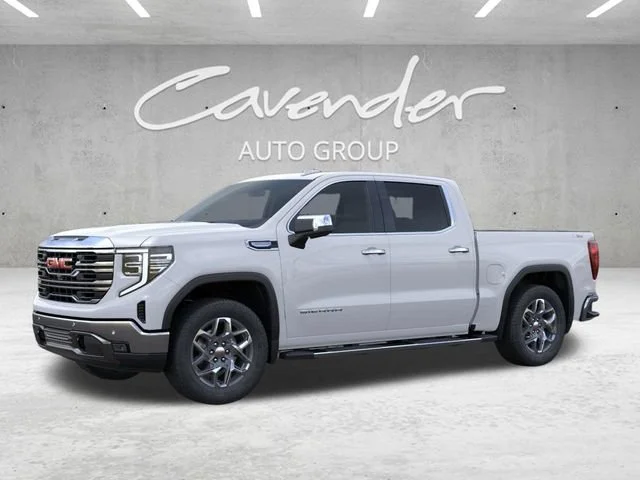 New 2026 Glacier White Tricoat GMC SLT image 2