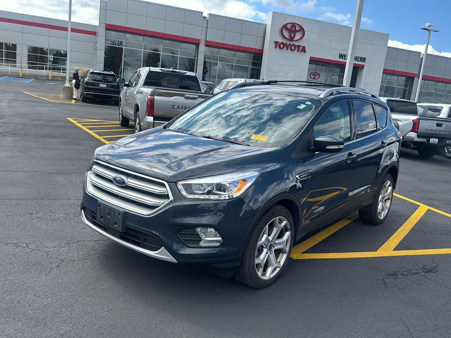 Used 2019 Baltic Sea Green Ford Titanium image 3