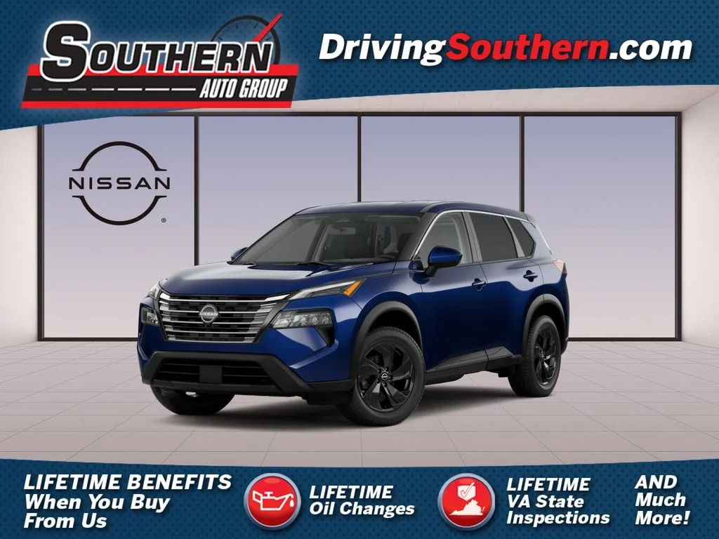 New 2026 Deep Ocean Blue Pearl Nissan SV image 1