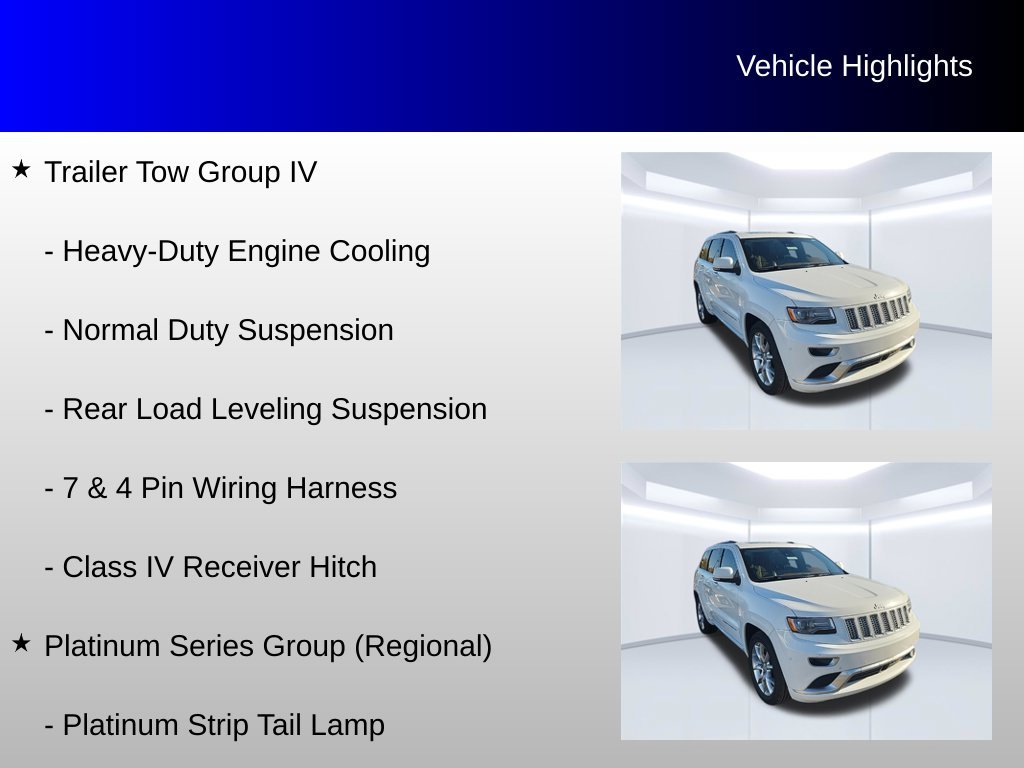 Used 2016 White Jeep Summit image 12