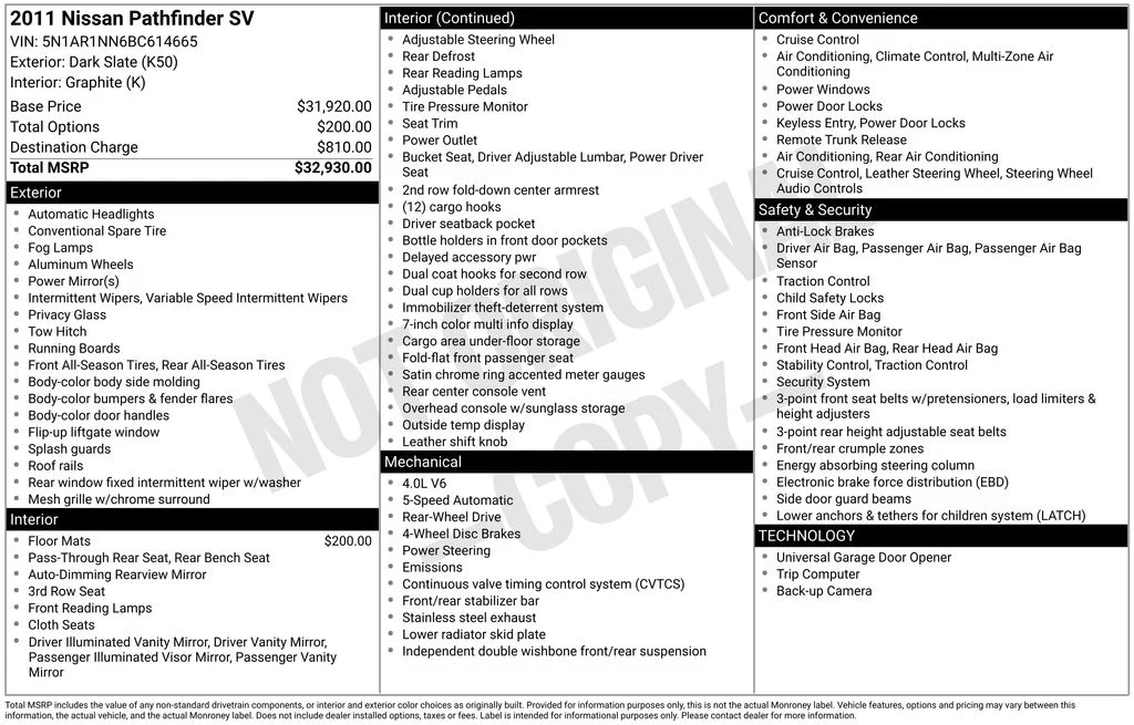 Used 2011 Gray Nissan SV image 4