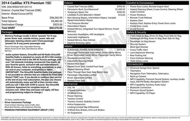 2014 Cadillac XTS Premium