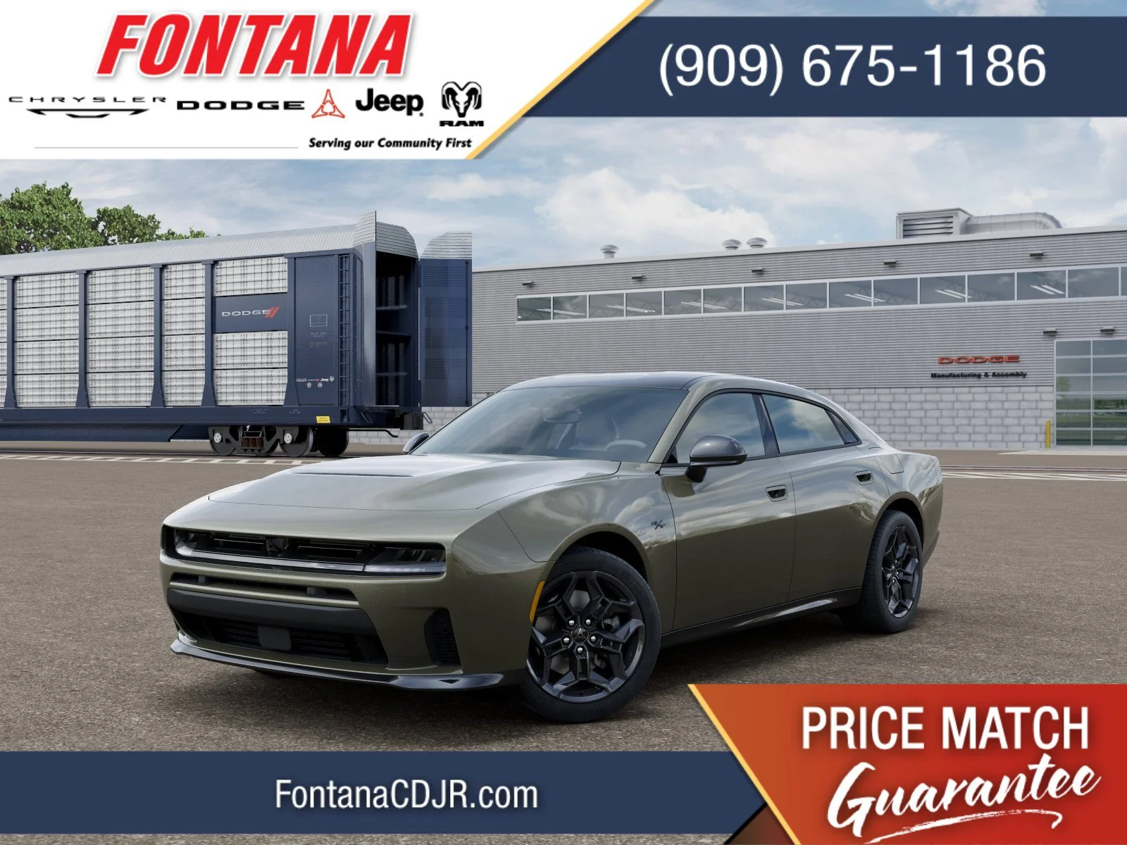 New 2026 Green Machine Exterior Paint Dodge R/T image 1