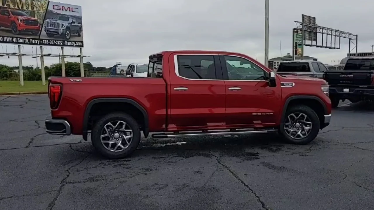 New 2026 Volcanic Red Tintcoat GMC SLT image 9