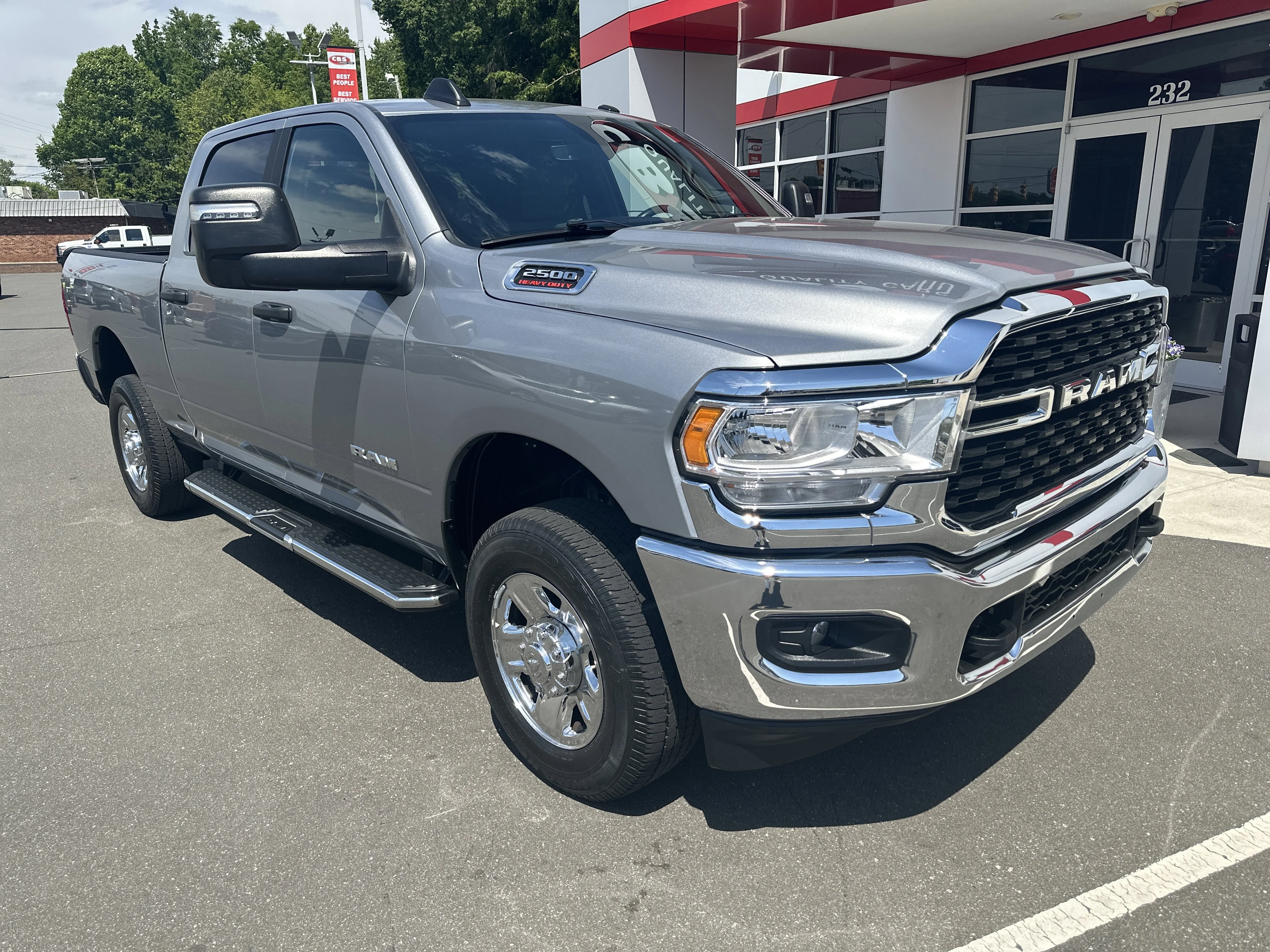 Used 2024 Billet Silver Metallic Clearcoat Ram Big Horn image 2