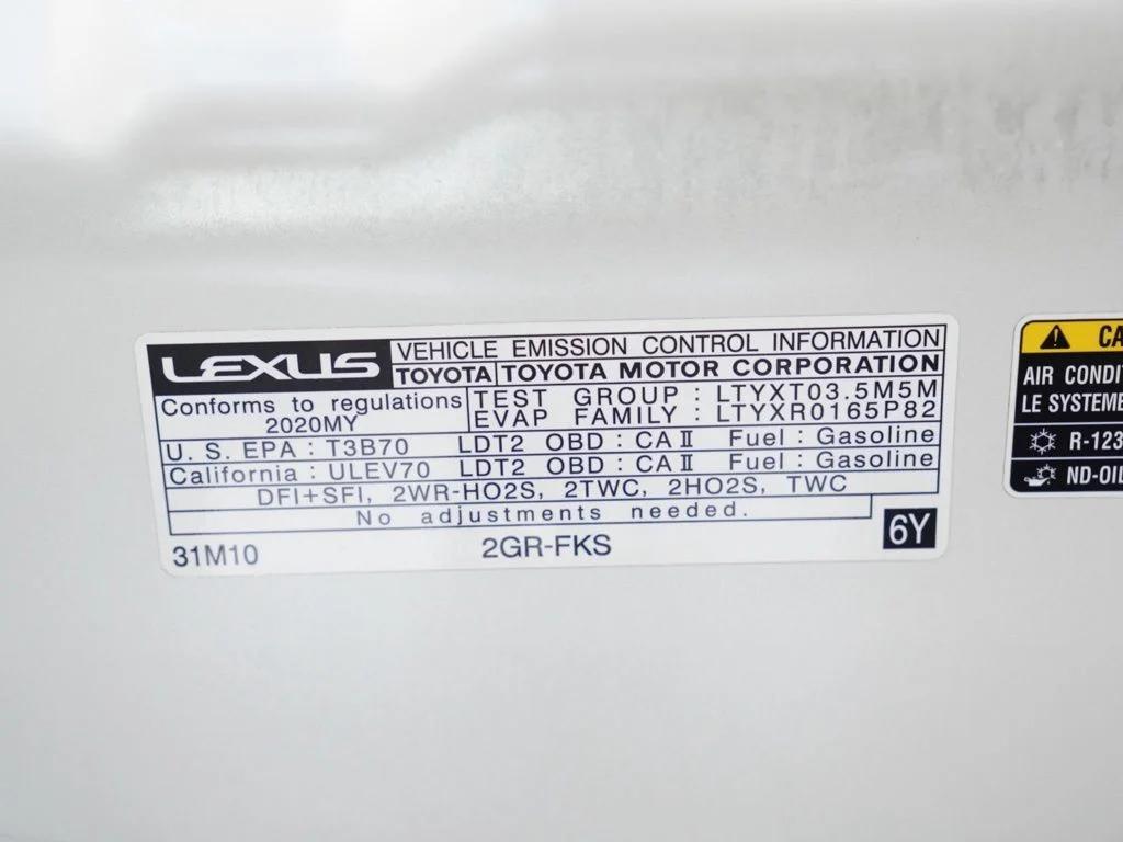 Certified Used 2020 White Lexus 350L image 32