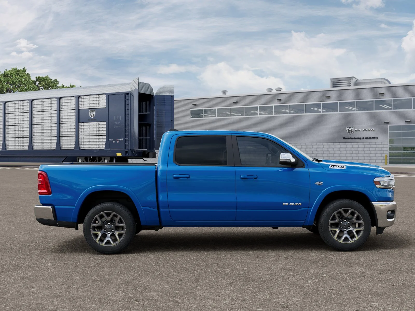 New 2026 Hydro Blue Pearl-Coat Exterior Paint RAM  image 12