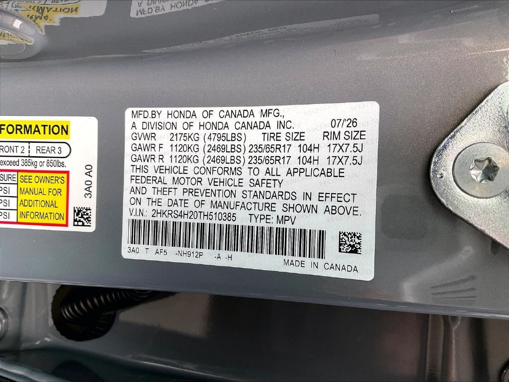 New 2026 Urban Gray Pearl Honda LX image 17