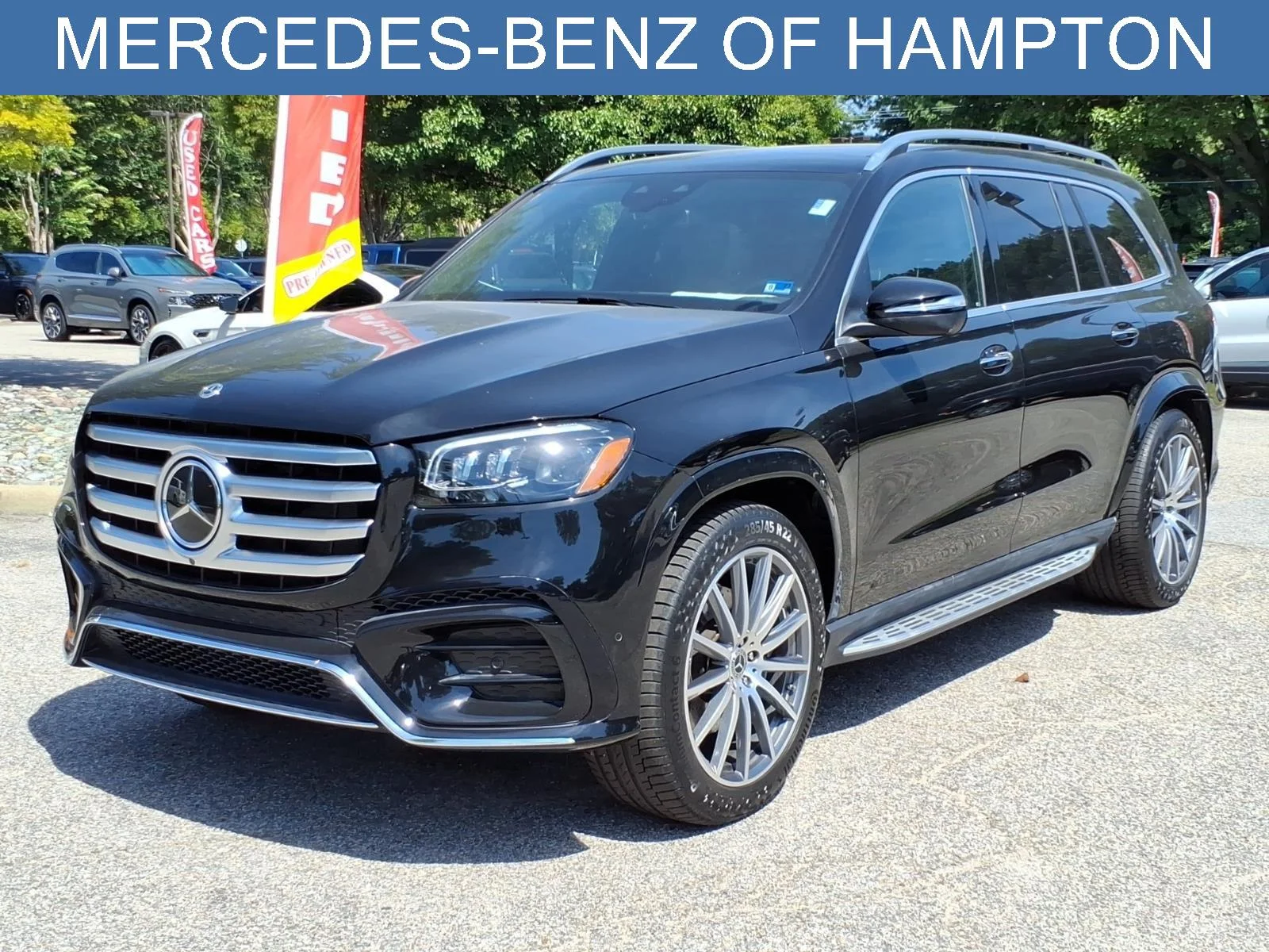 Certified Used 2025 Black Mercedes-Benz GLS 580 image 1