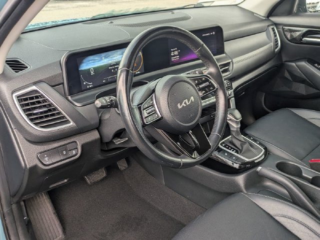 Used 2024 Blue Kia EX image 30