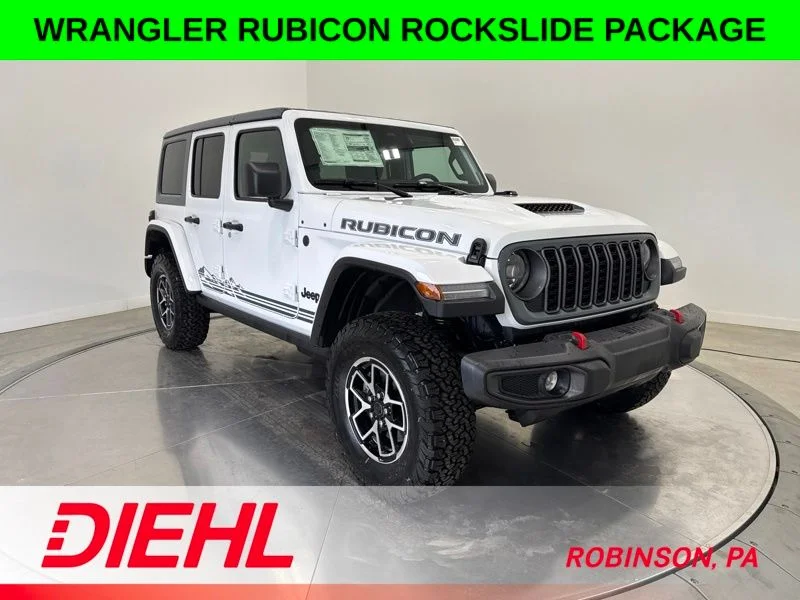 New 2026 Bright White Clearcoat Jeep Rubicon image 1