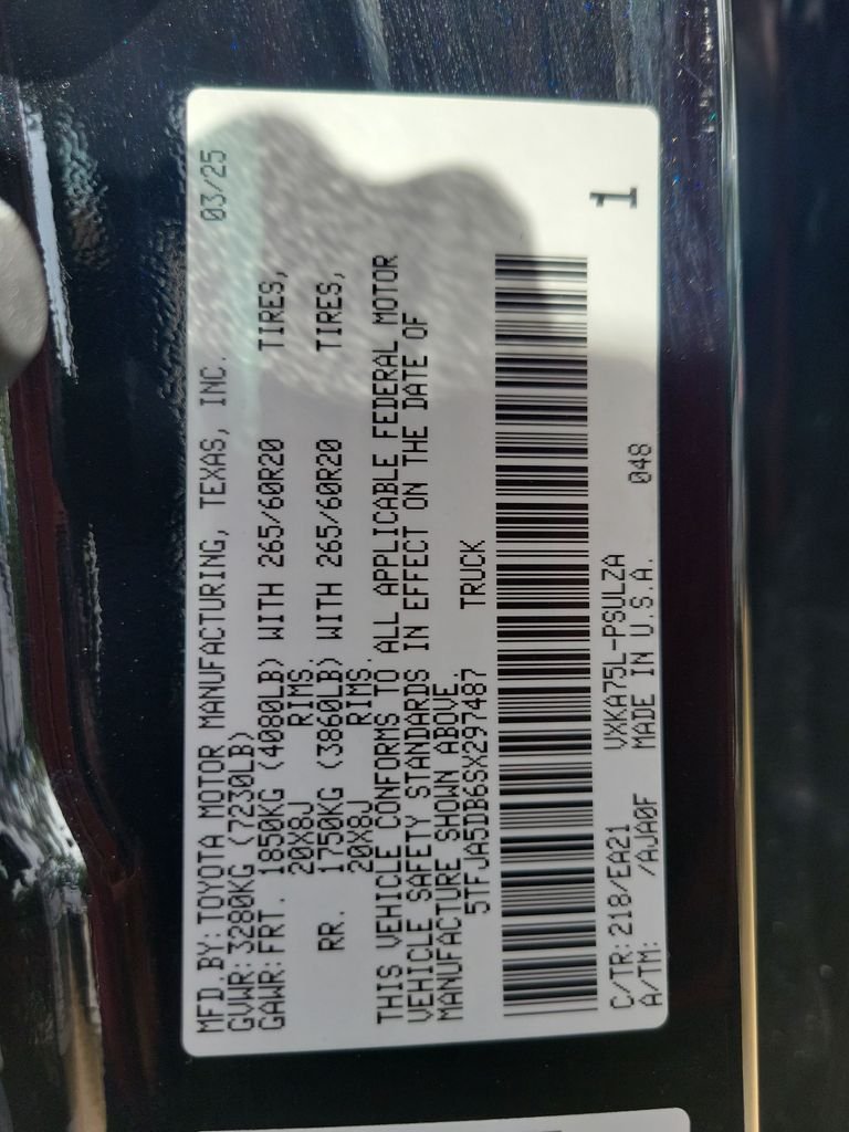 Used 2025 Black Toyota Limited image 39