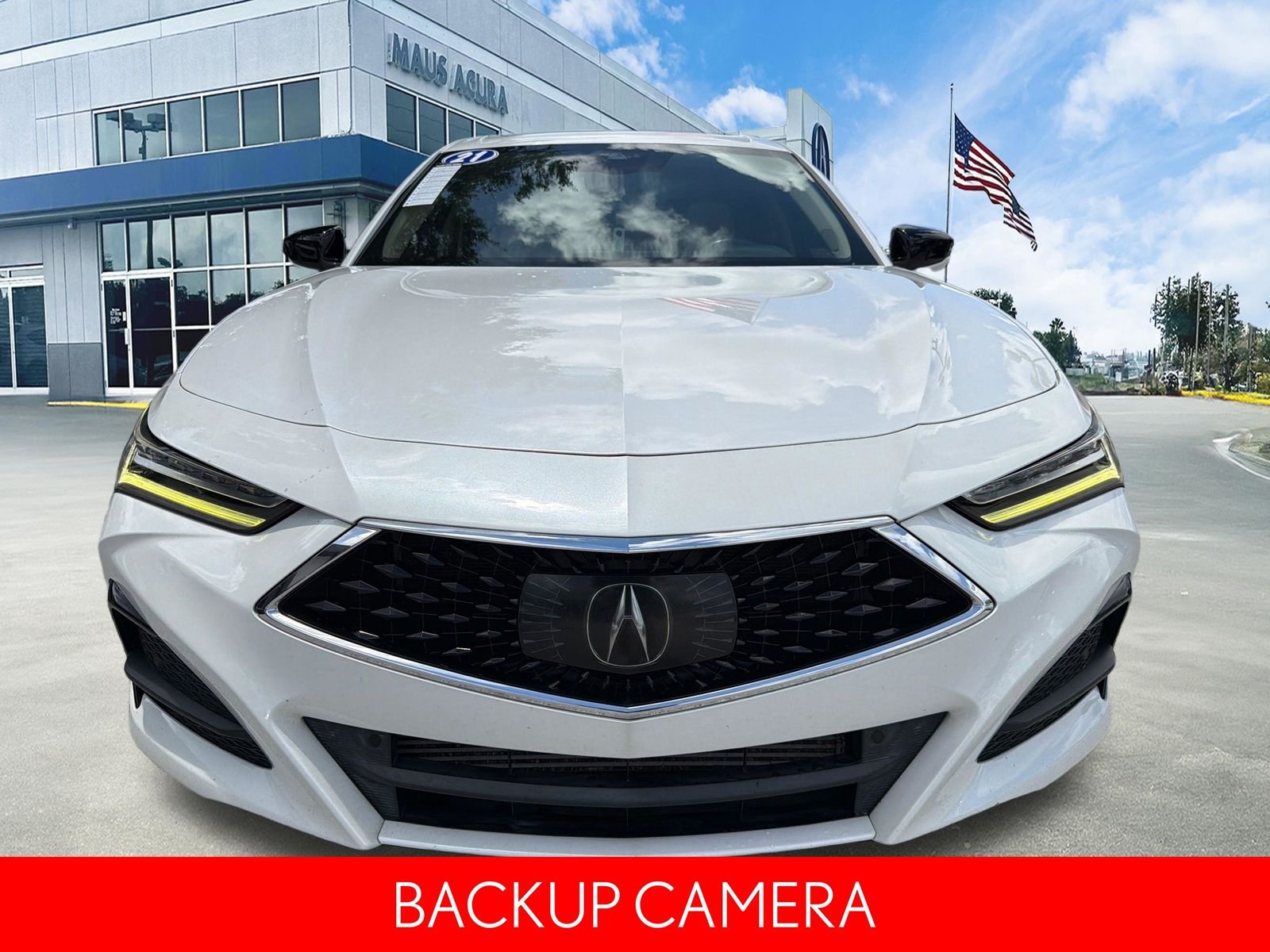 Used 2021 Platinum White Pearl Acura Technology Package image 11
