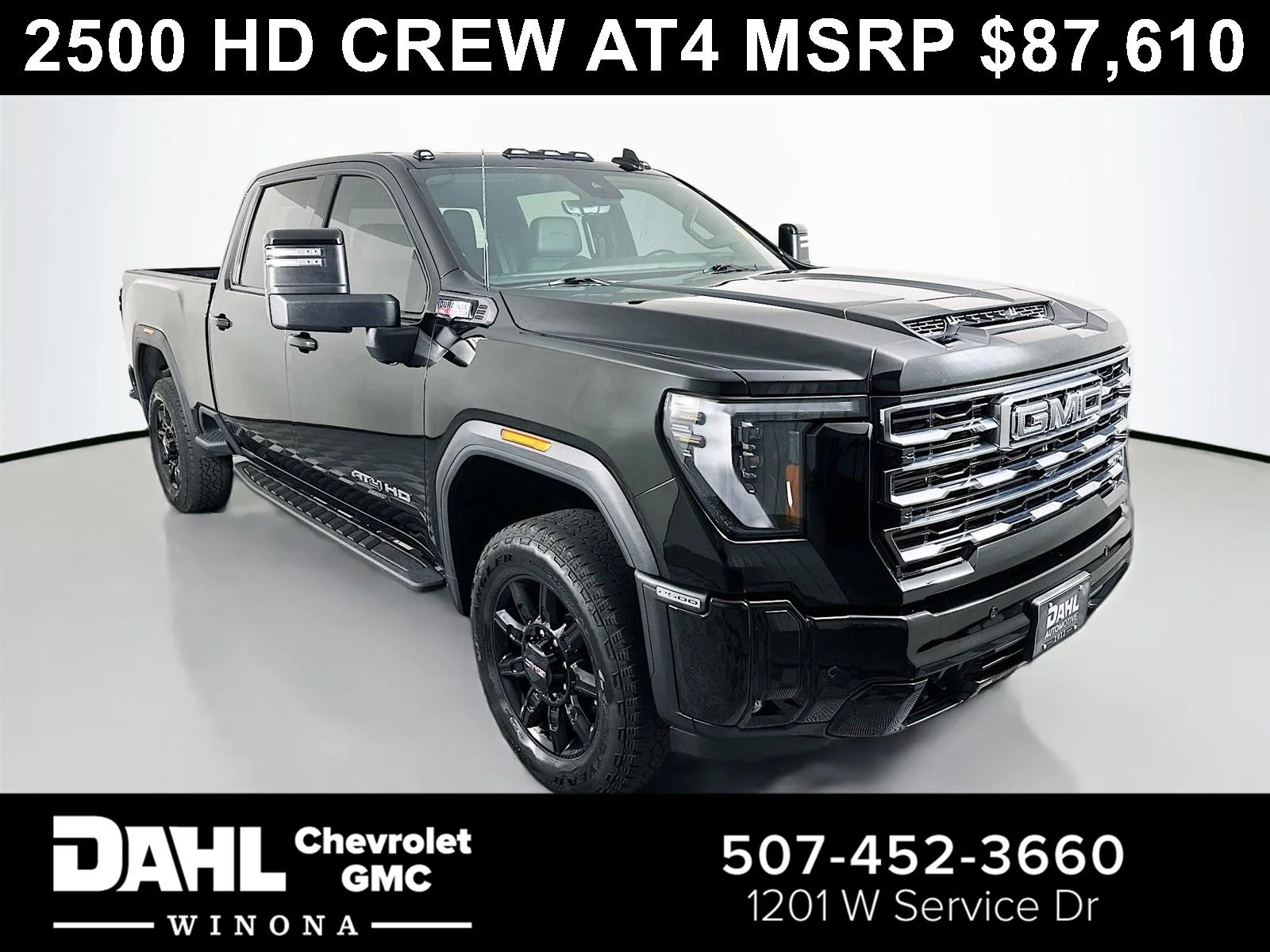 Used 2025 Onyx Black GMC AT4 image 1