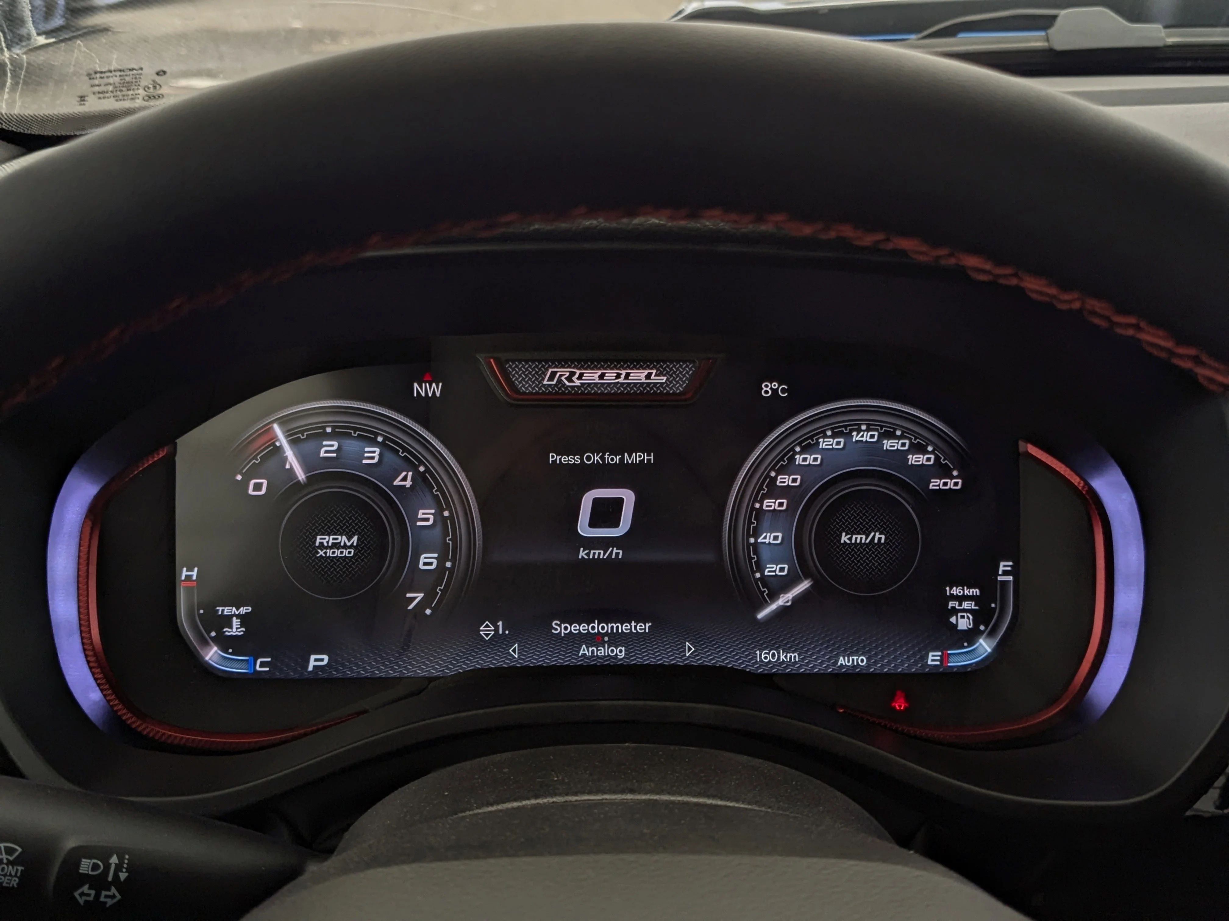 New 2026 Blue RAM Rebel - - Rebel Level 2 Equip Grp - Dual?Pane Panoramic Sunroof - Luxury Leather?Faced Seats - 3.0L image 21