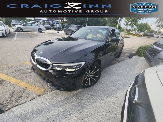 Used 2020 Black BMW 330i image 1