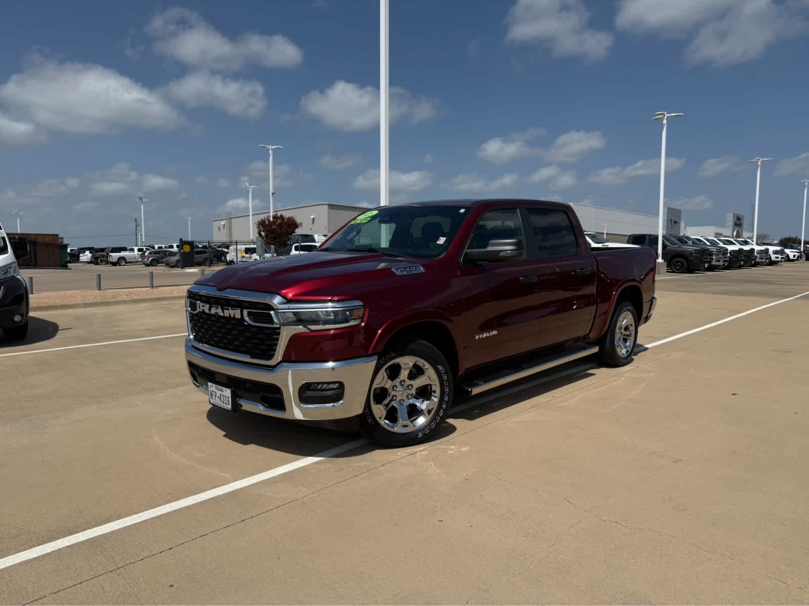 Used 2025 Delmonico Red Pearlcoat Ram Lone Star image 2