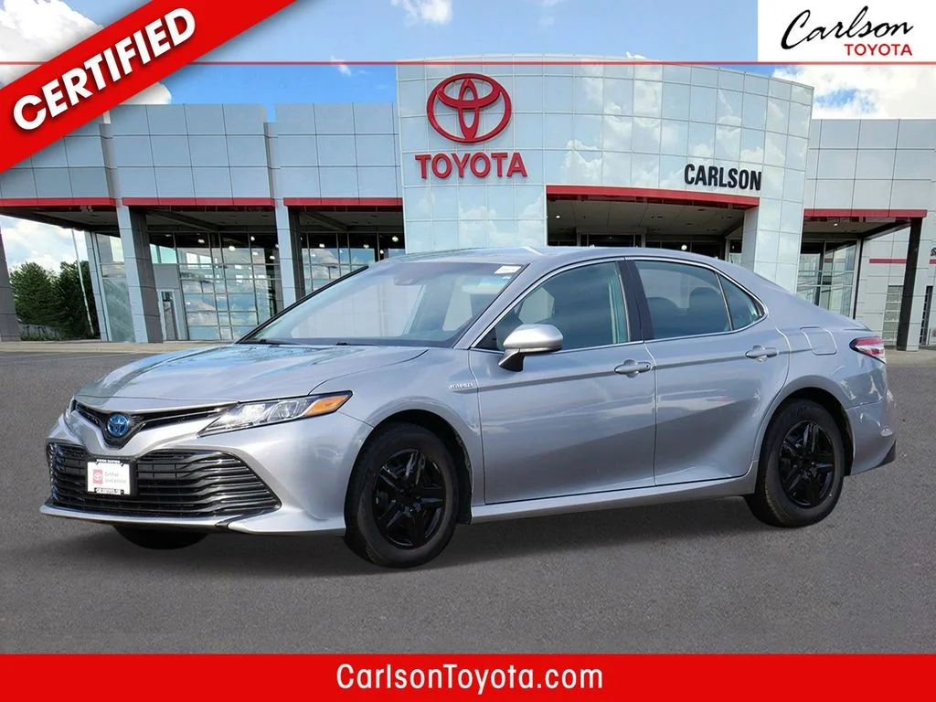 Certified Used 2020 Silver Toyota LE image 1