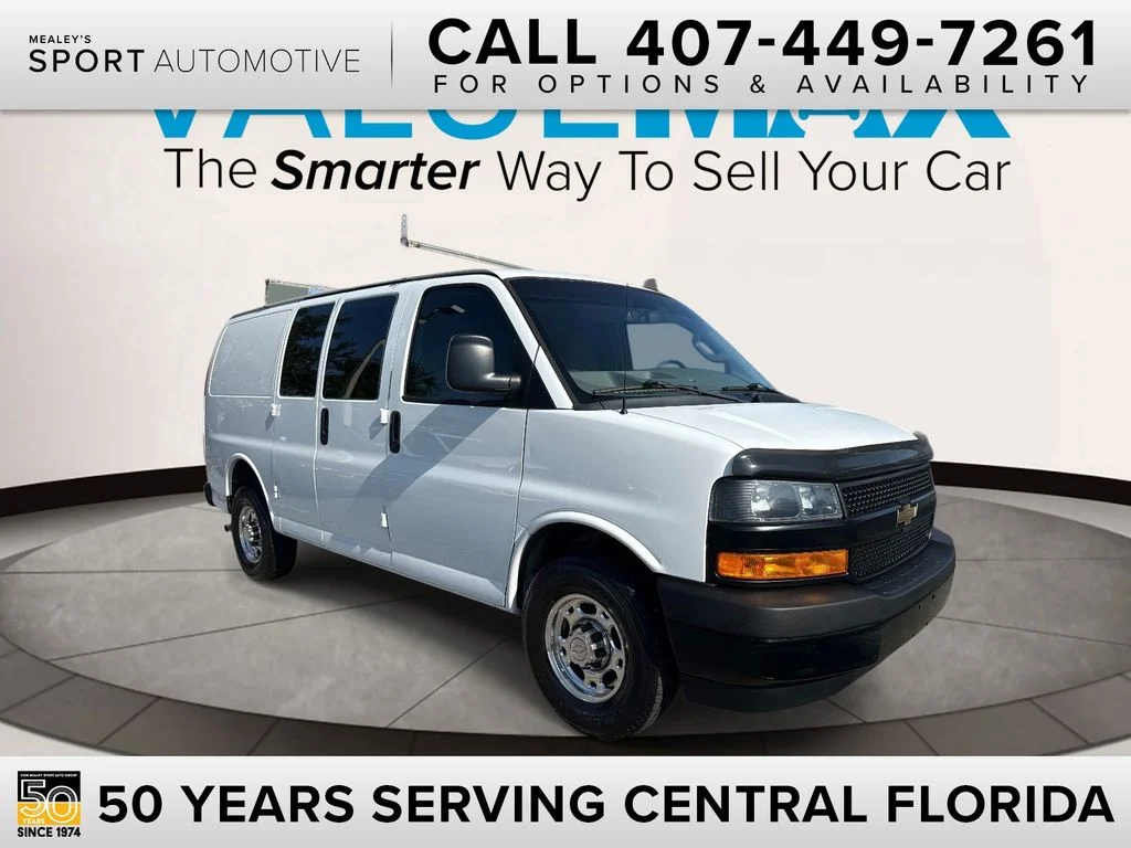 Used 2019 White Chevrolet Work Van image 1