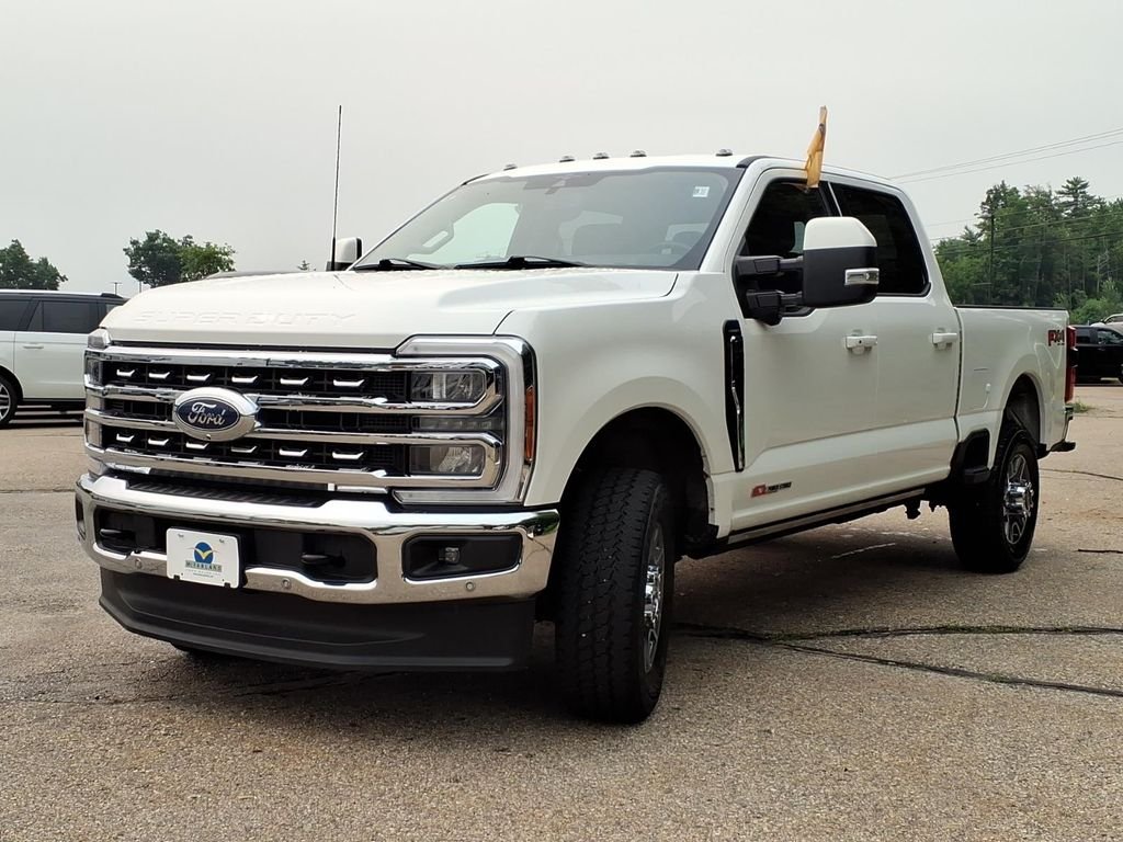 Certified Used 2023 White Metallic Ford Lariat image 7