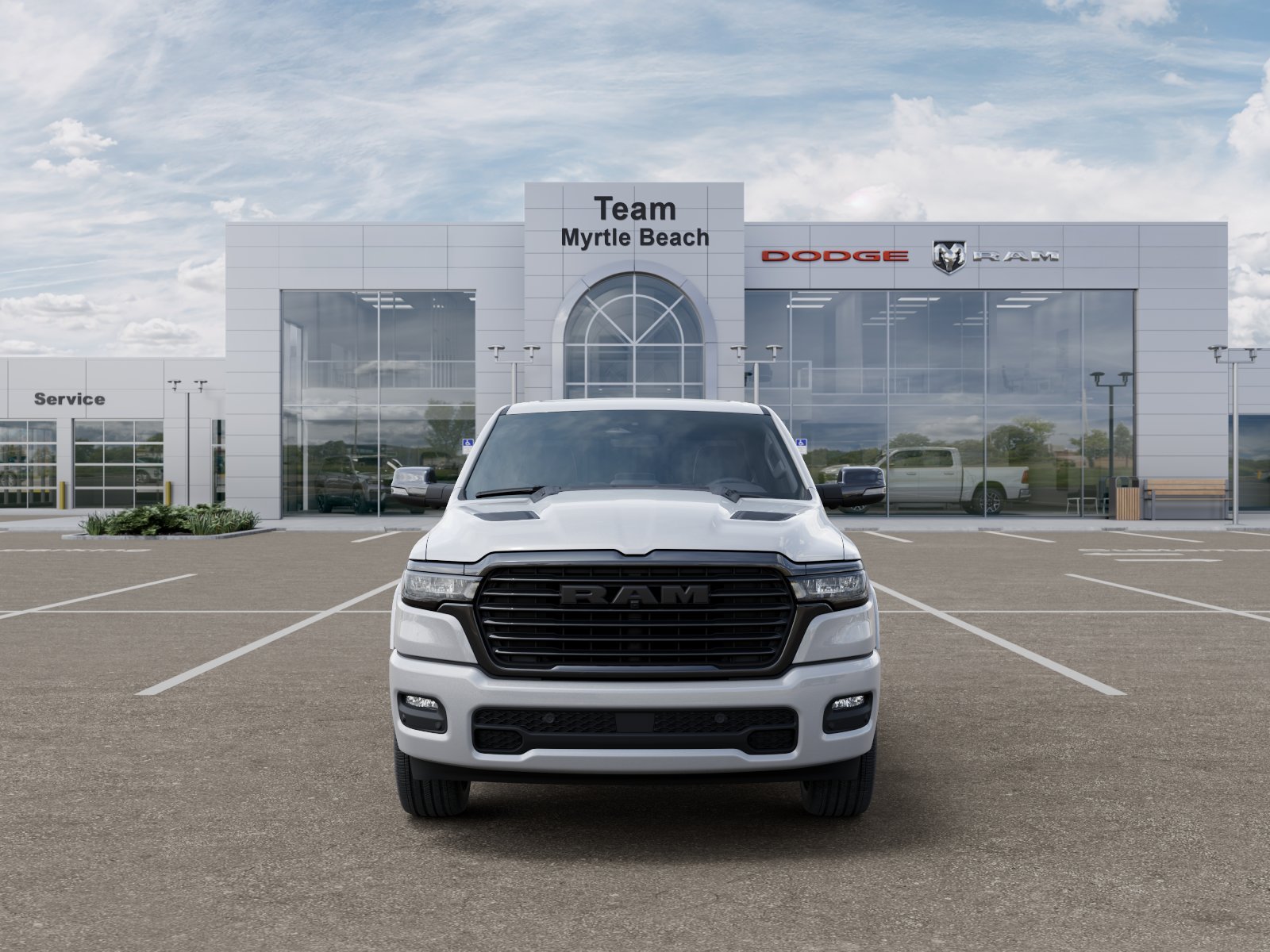 New 2026 Ivory White Tri-Coat Pearl-Coat Exterior Paint RAM Laramie image 32