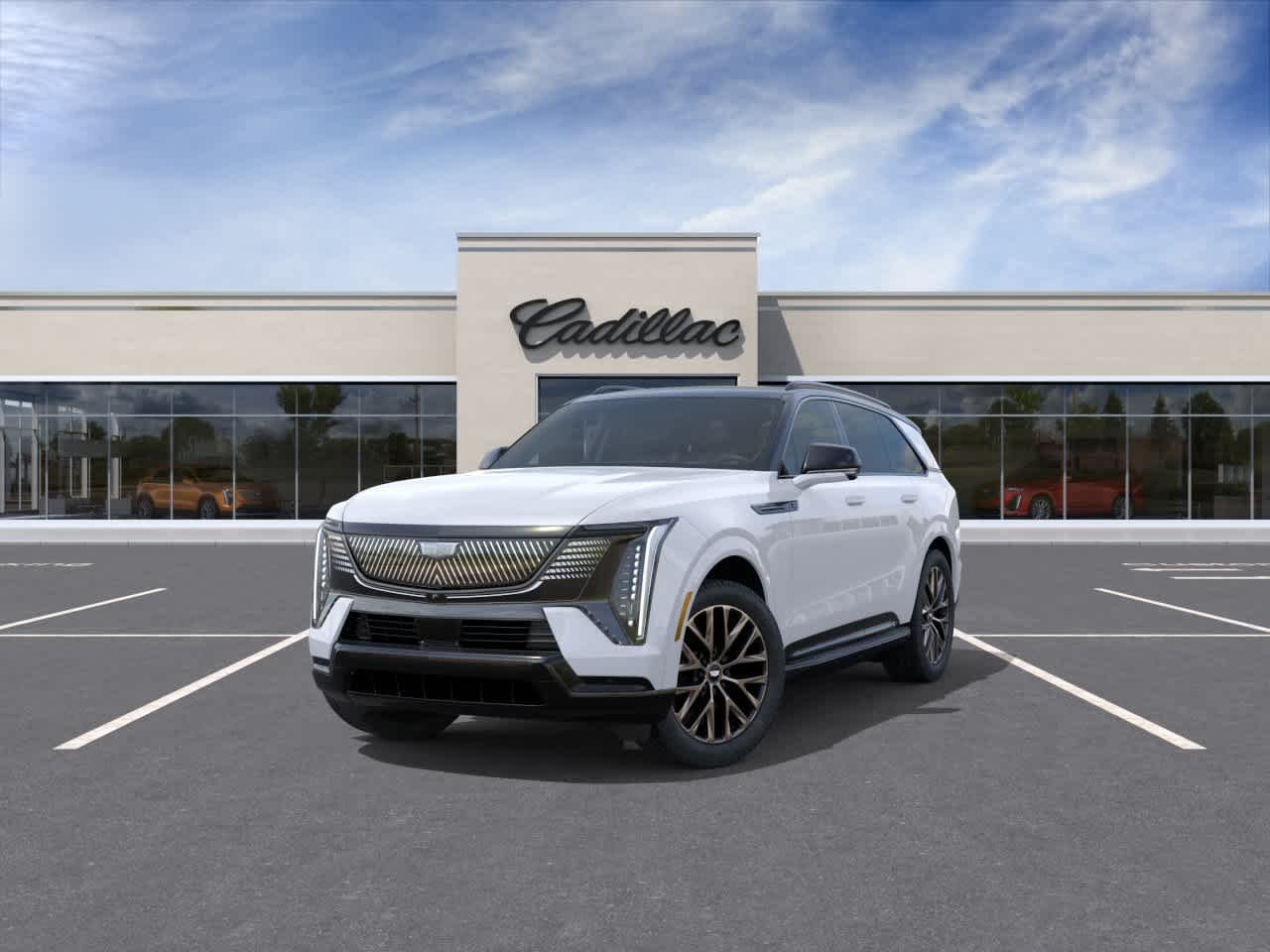 New 2026 Vibrant White Tricoat Cadillac Sport image 8