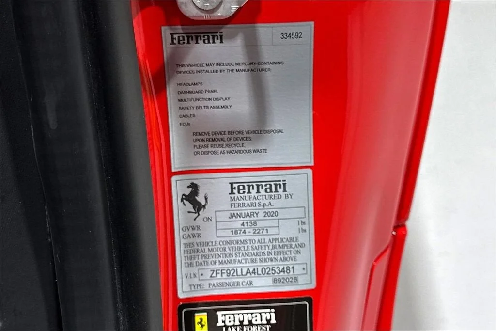 Used 2020 Rosso Scuderia Ferrari  image 17