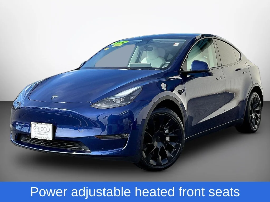 Used 2024 Deep Blue Metallic Tesla Long Range image 3