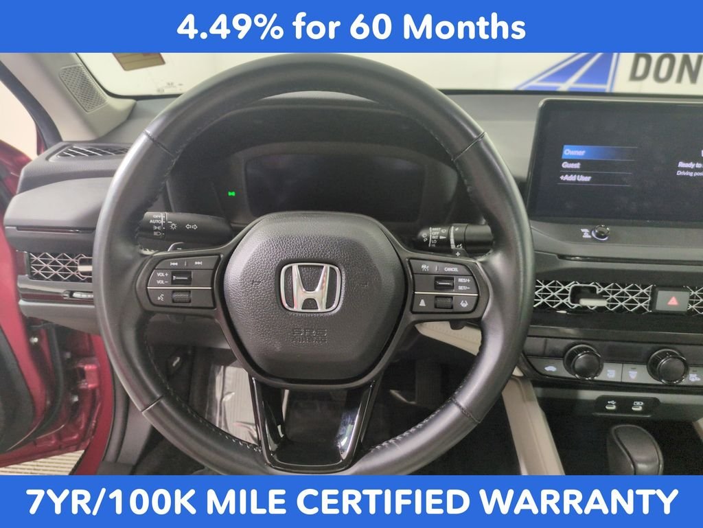 Certified Used 2024 Radiant Red Metallic Honda EX-L image 13
